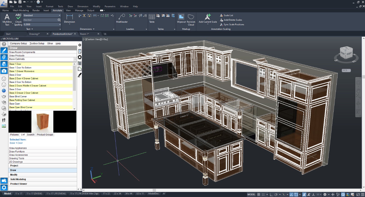 Cabinet design